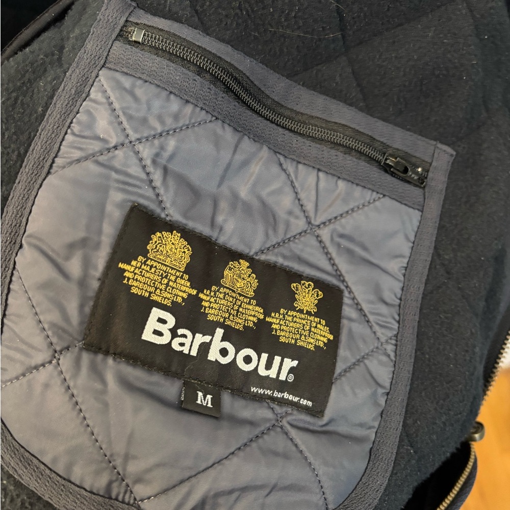Barbour Dark Blue Quilted Jacket - Picture 4 of 4
